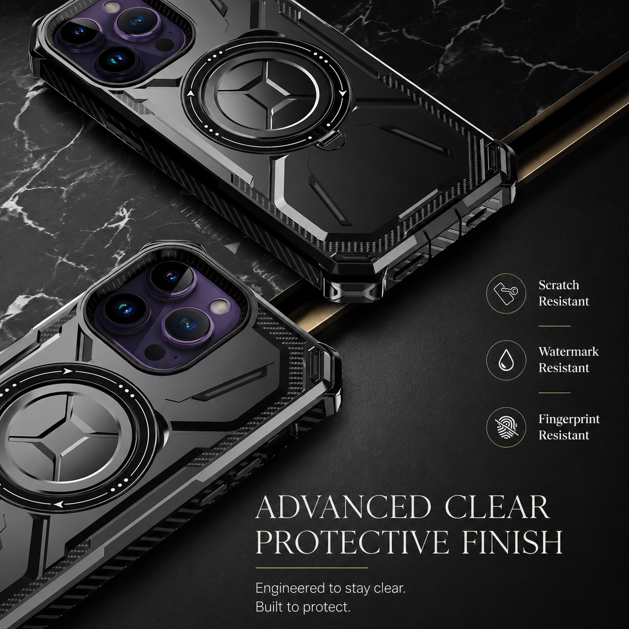 Premium iPhone Case MagSafe Heavy Duty Armor Cover Shockproof Protective Case Rotatable Kickstand Magnetic Ring Full Body Protection Design
