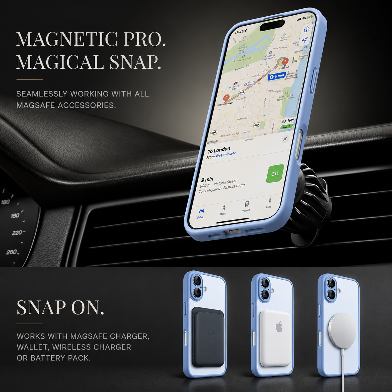 Premium iPhone Case Magnetic Armor Shockproof Cover MagSafe Compatible Matte Translucent Protective Case Wireless Charging Slim Full Coverage Design