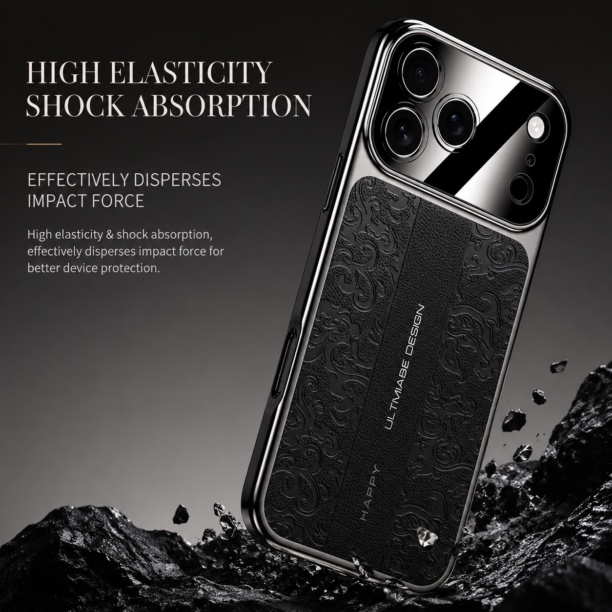 Premium iPhone Case Magnetic Leather Protective Cover Shockproof Camera Lens Protection Anti Scratch Anti Fingerprint Soft TPU Full Coverage