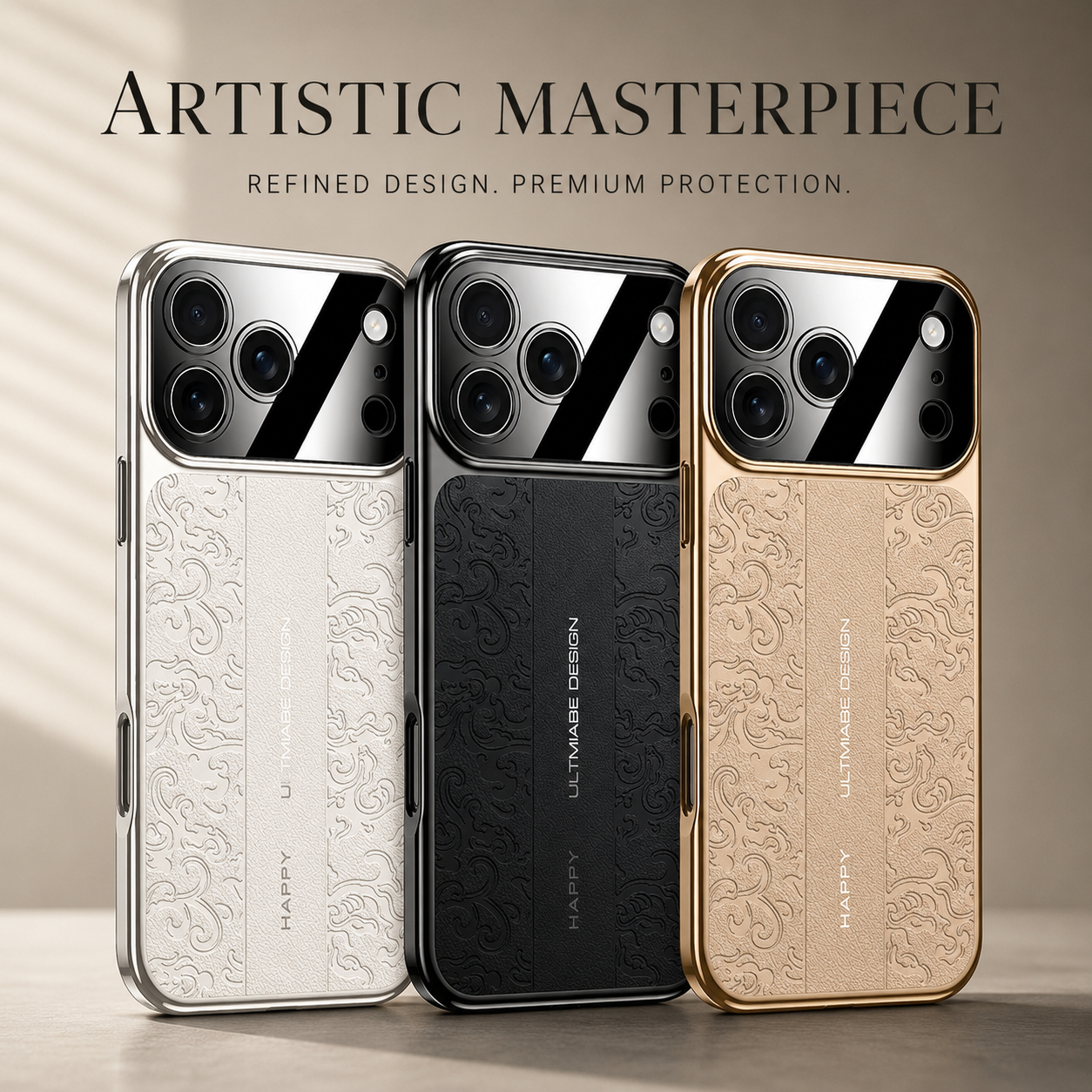 Premium iPhone Case Magnetic Leather Protective Cover Shockproof Camera Lens Protection Anti Scratch Anti Fingerprint Soft TPU Full Coverage