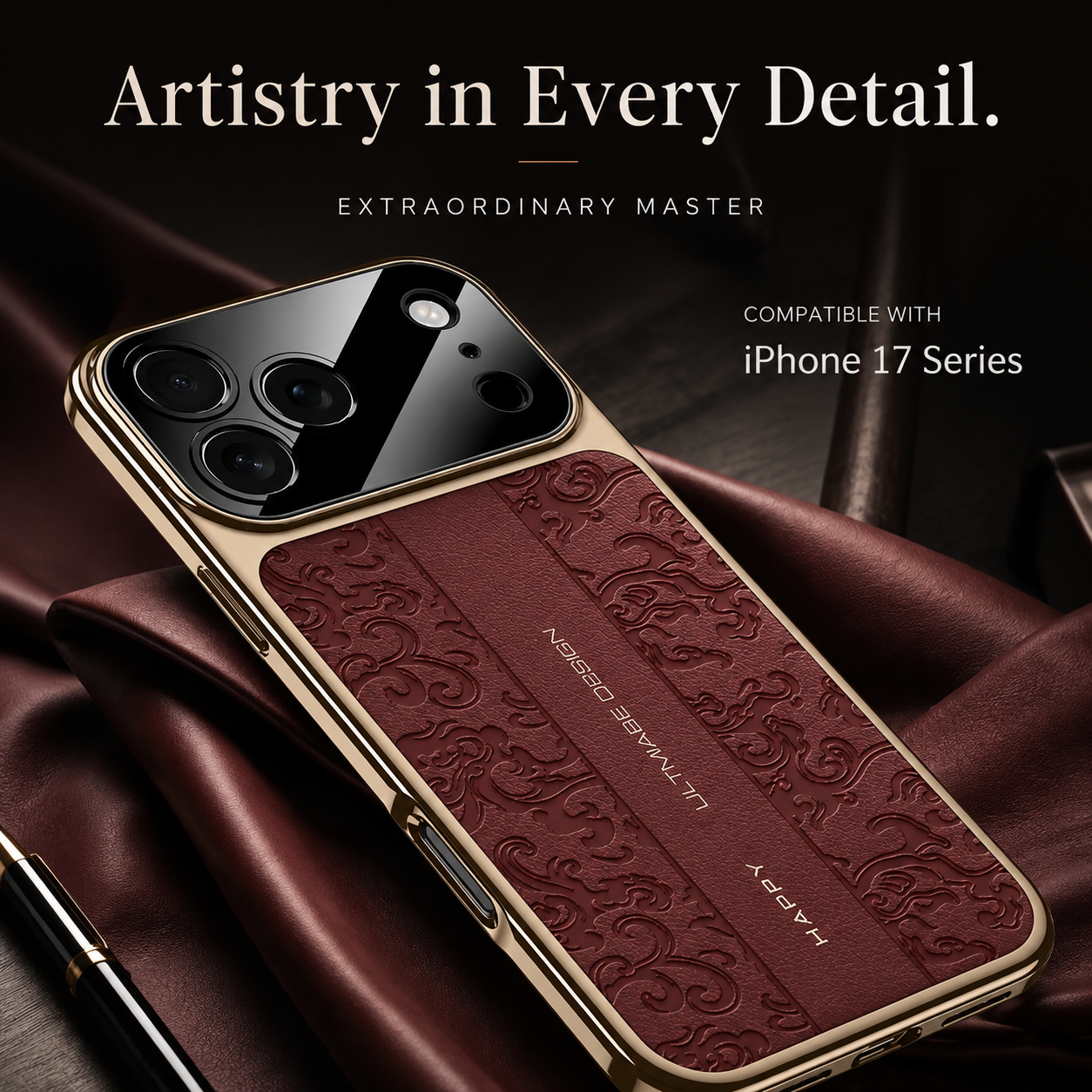 Premium iPhone Case Magnetic Leather Protective Cover Shockproof Camera Lens Protection Anti Scratch Anti Fingerprint Soft TPU Full Coverage