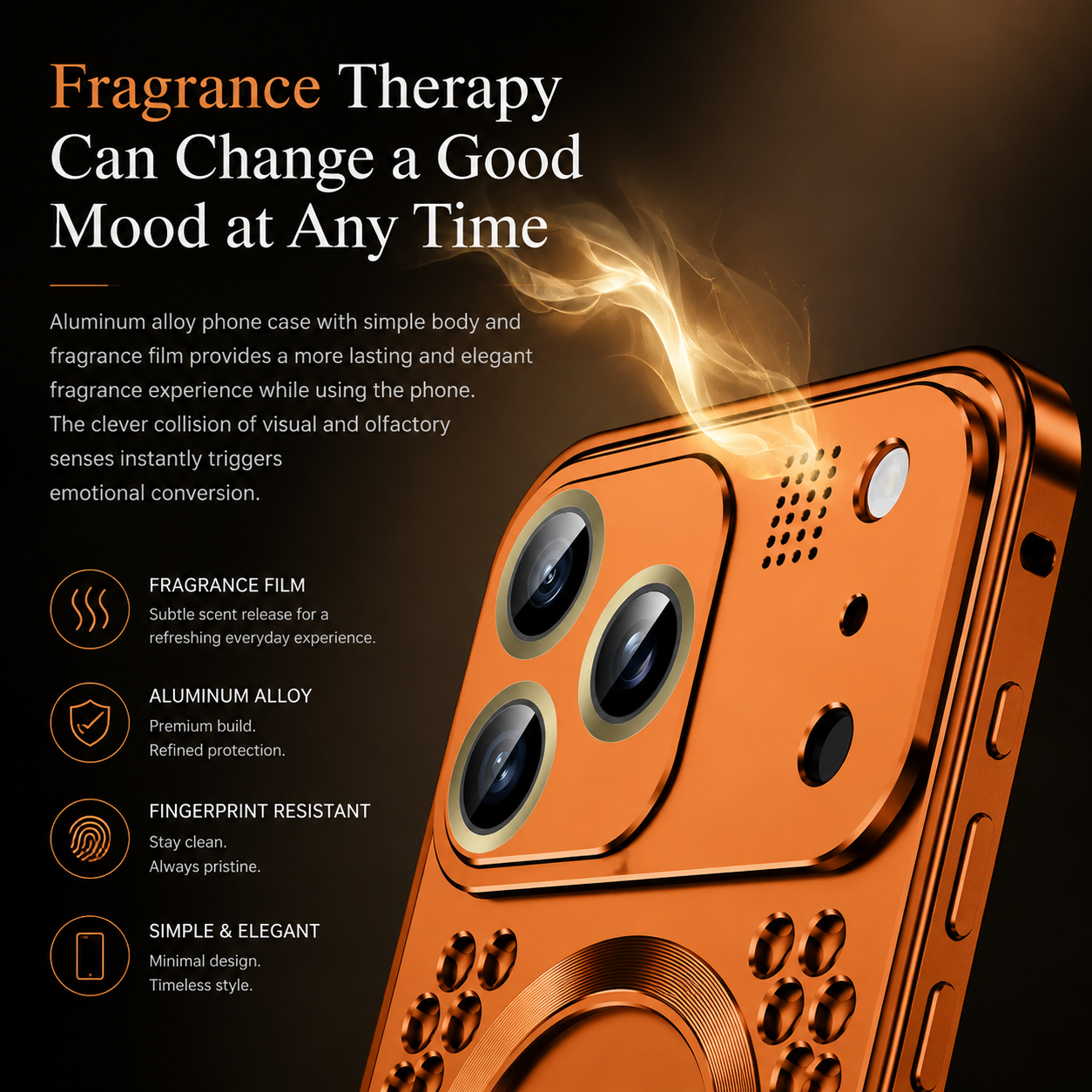 Premium iPhone Case Magnetic Protective Cover Aluminum Alloy Frame Shockproof Anti Fall Heat Dissipation Camera Lens Guard Slim Metal Bumper Design