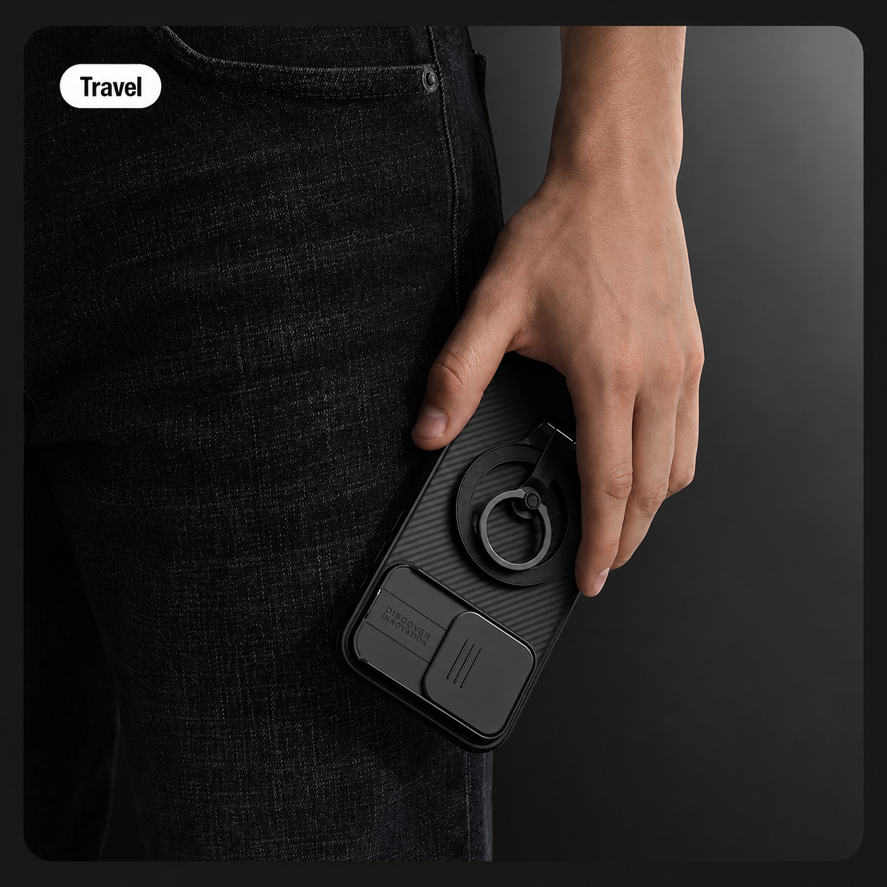 Premium iPhone Case Magnetic Protective Cover Sliding Camera Lens Protection Shockproof Anti Scratch Rugged CamShield Pro PC TPU Anti Slip Full Coverage