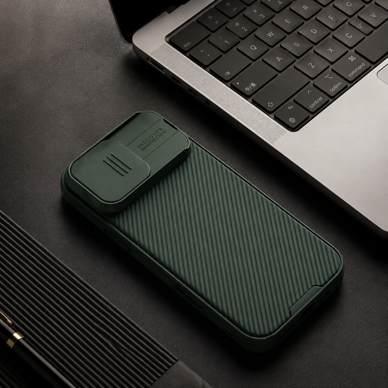 Premium iPhone Case Magnetic Protective Cover Sliding Camera Lens Protection Shockproof Anti Scratch Rugged CamShield Pro PC TPU Anti Slip Full Coverage