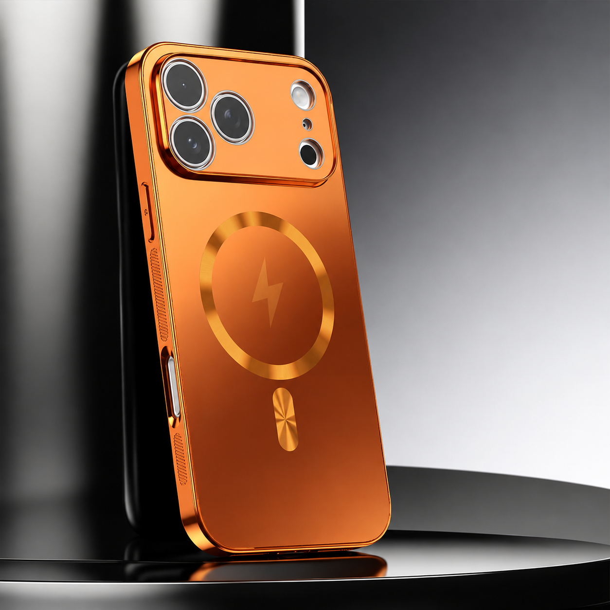 Premium iPhone Case Matte Magnetic MagSafe Compatible Protective Cover Electroplated Finish Shockproof Frame Camera Lens Protector Slim Design