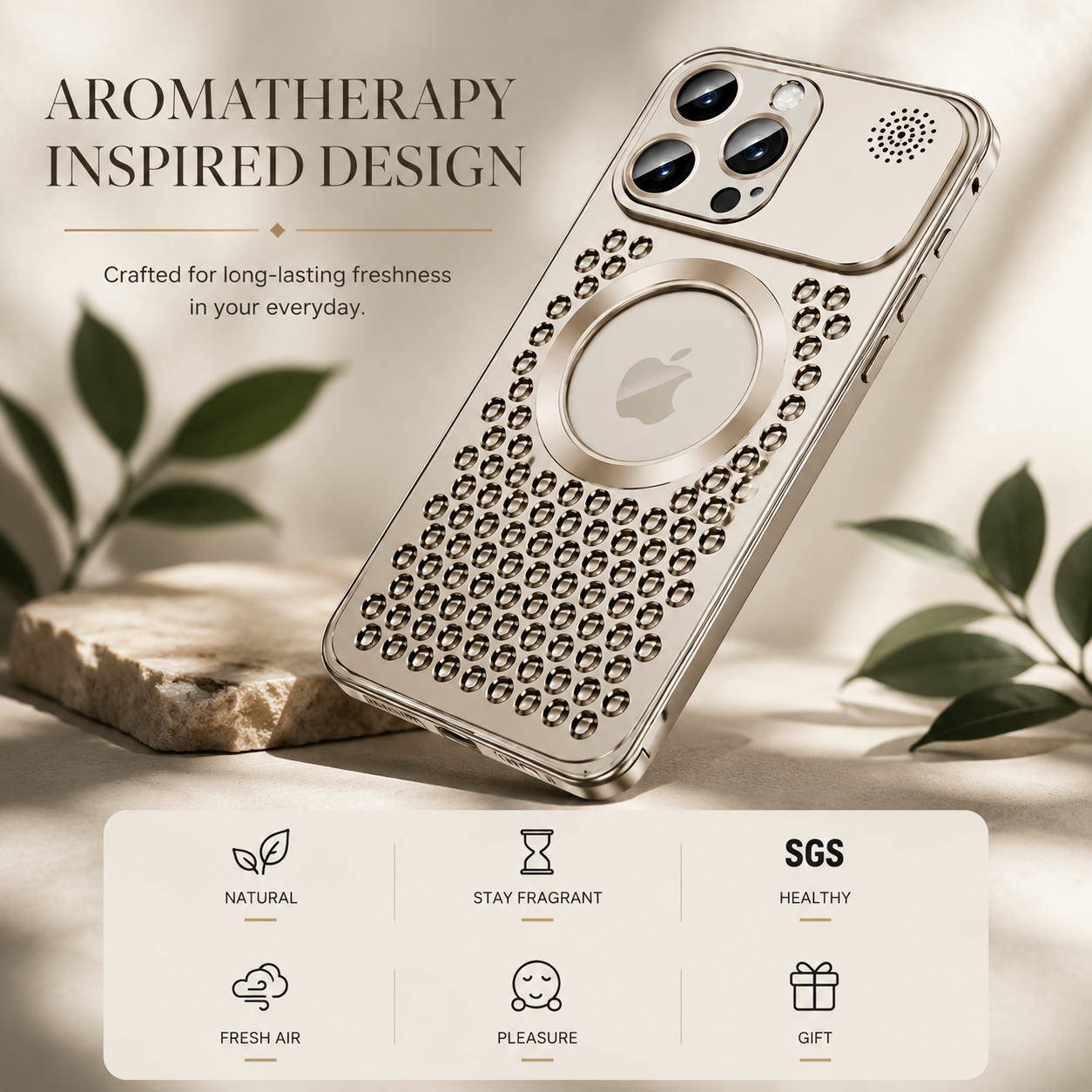 Premium iPhone Case Metal Heat Dissipation Cover MagSafe Compatible Magnetic Aluminum Back Shockproof Protective Case Camera Lens Screen Protection Ultra Thin Design