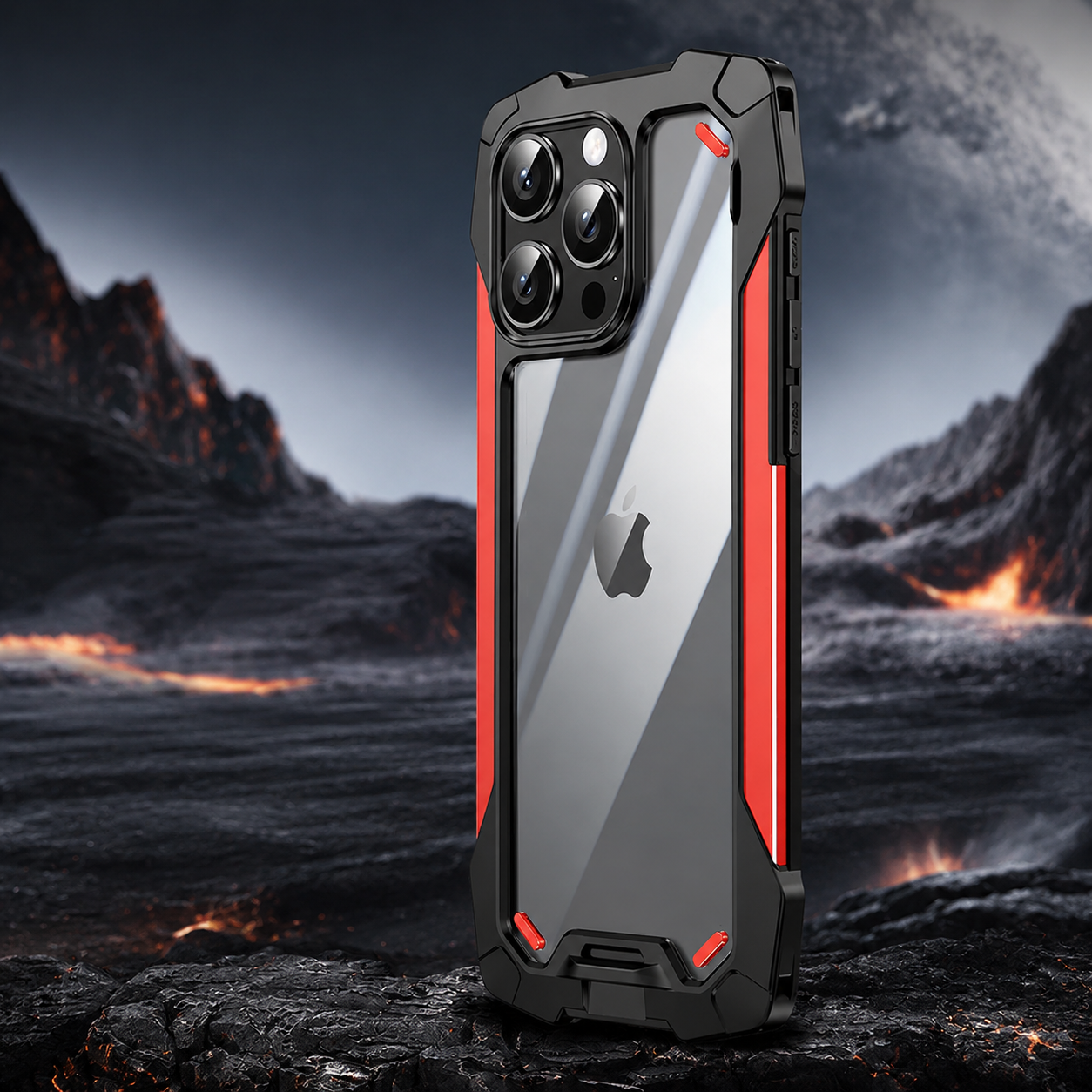 Premium iPhone Case Military Armor Shockproof Rugged Cover Dual Layer PC TPU Protective Case Anti Drop Full Body Protection Slim Design