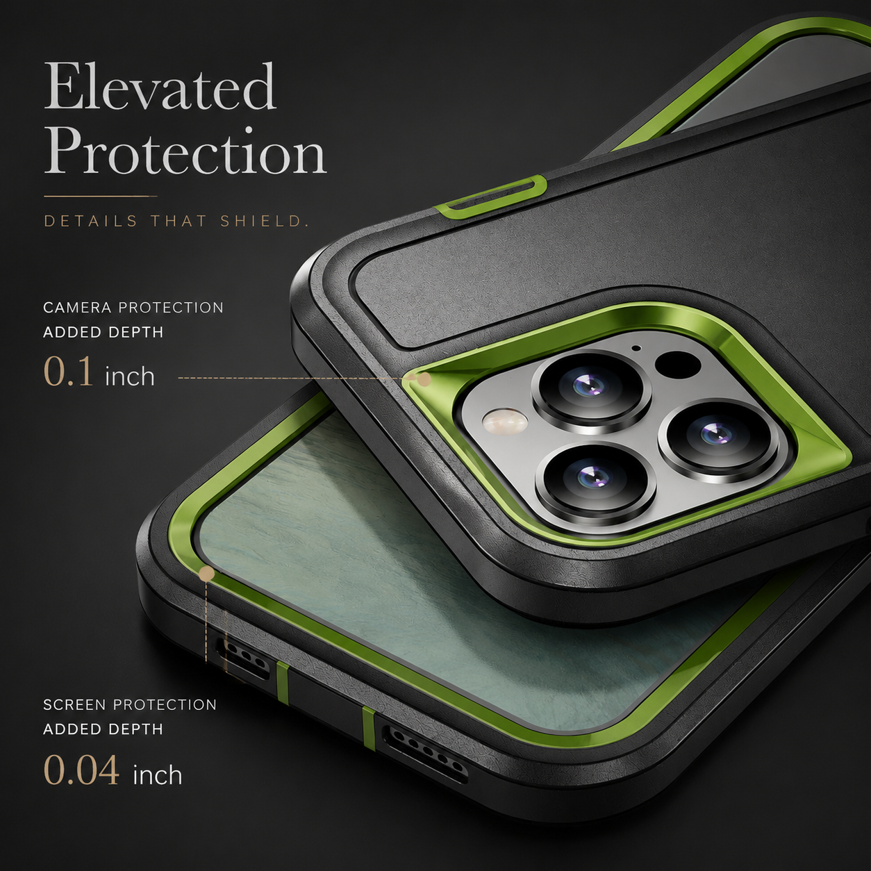 Premium iPhone Case Military Grade Defender Cover Kickstand Shockproof Hybrid Armor Protective Case Full Body Rugged Design