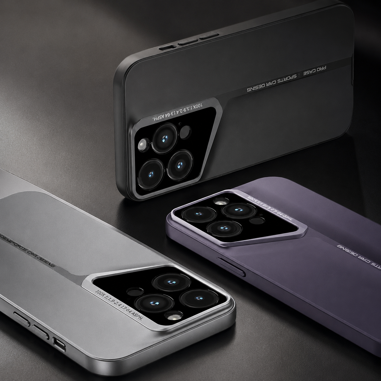 Premium iPhone Case Protective Cover Camera Lens Protection Shockproof Slim Matte Hard PC Anti Fingerprint Anti Scratch Lightweight Full Coverage