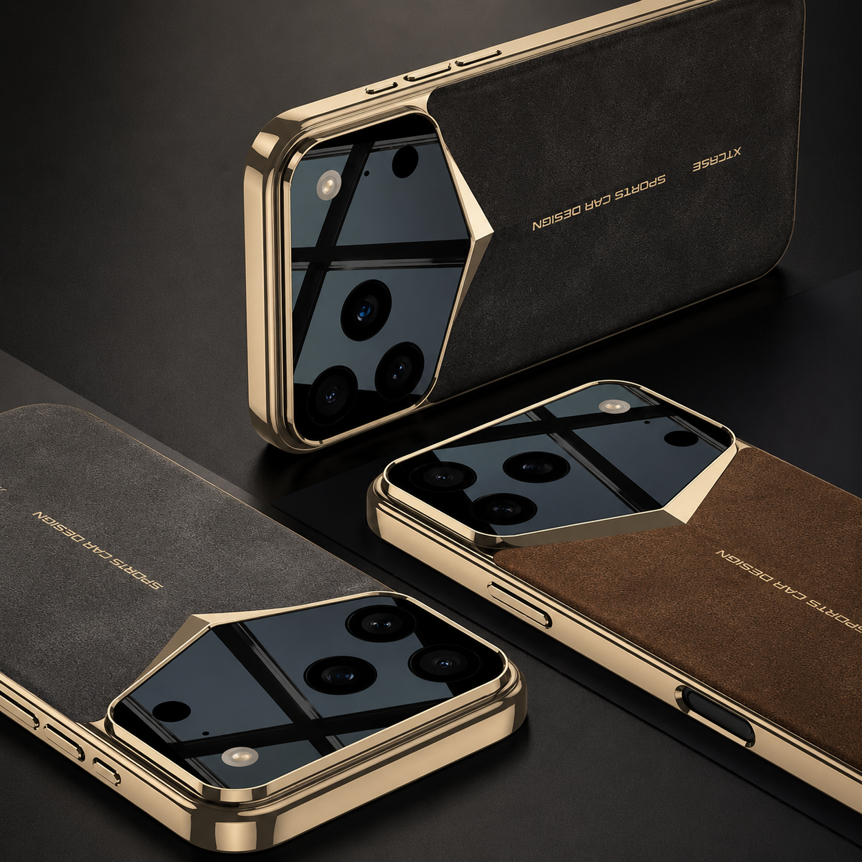 Premium iPhone Case Protective Cover Camera Lens Protection Ultra Thin Leather Shockproof Anti Fingerprint Anti Scratch Lightweight Full Coverage