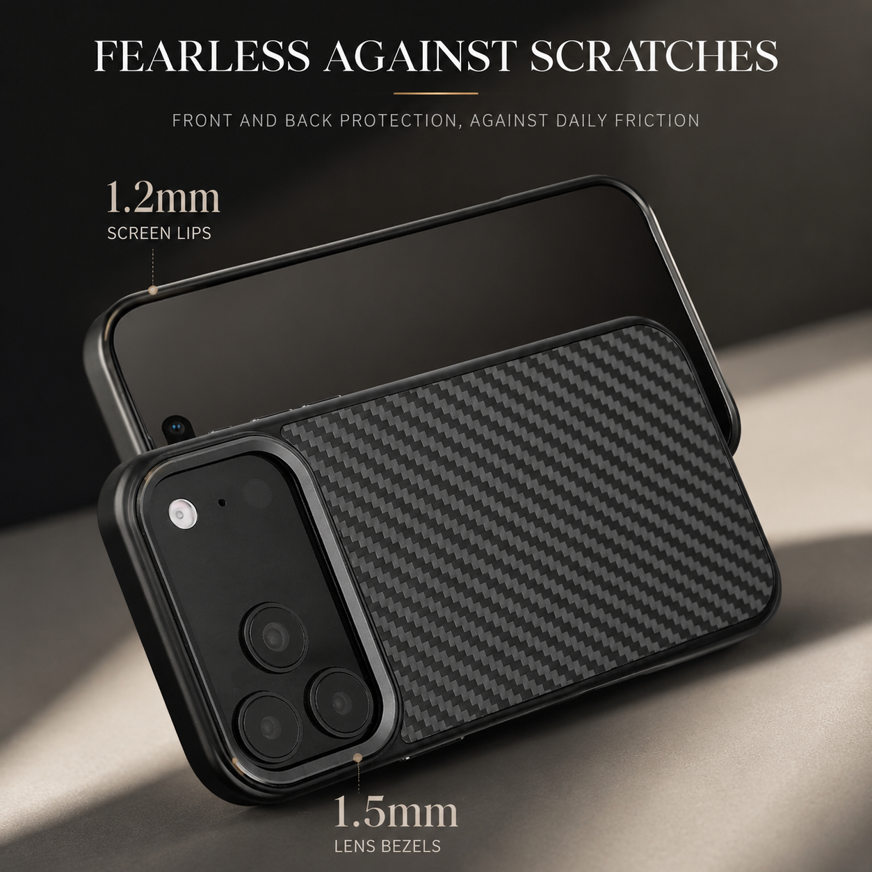 Premium iPhone Case Real Aramid Fiber Magnetic Protective Cover MagSafe Compatible Wireless Charging Ultra Thin Scratch Resistant Full Coverage