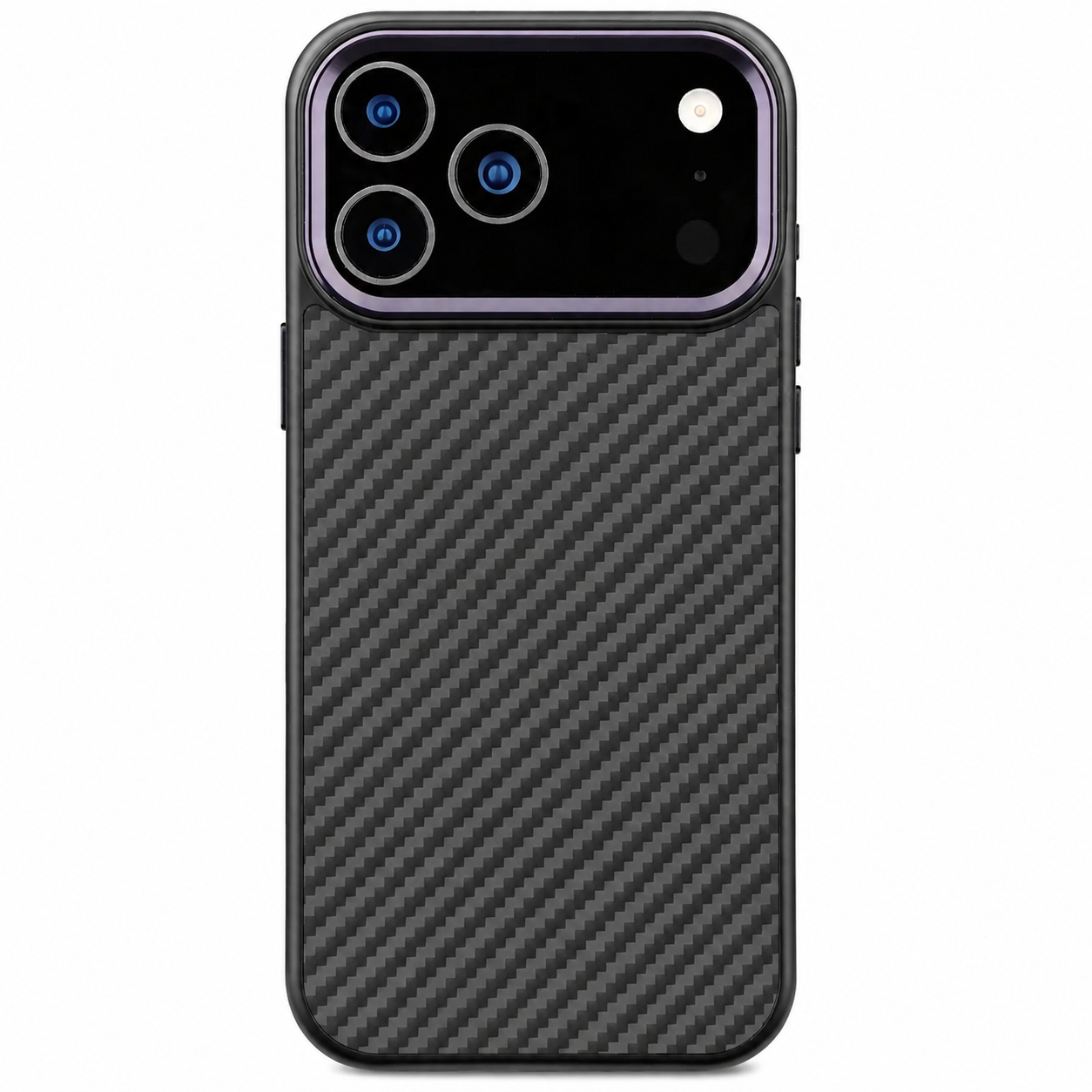Premium iPhone Case Real Aramid Fiber Magnetic Protective Cover MagSafe Compatible Wireless Charging Ultra Thin Scratch Resistant Full Coverage