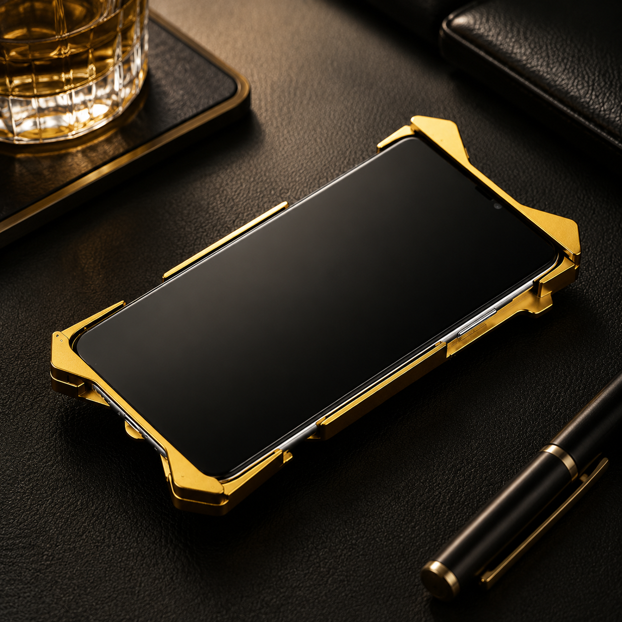 Premium iPhone Case Skull Compass Armor Cover MagSafe Compatible Shockproof Metal Kickstand Cooling Back Protective Case Camera Lens Screen Protection Full Coverage Design