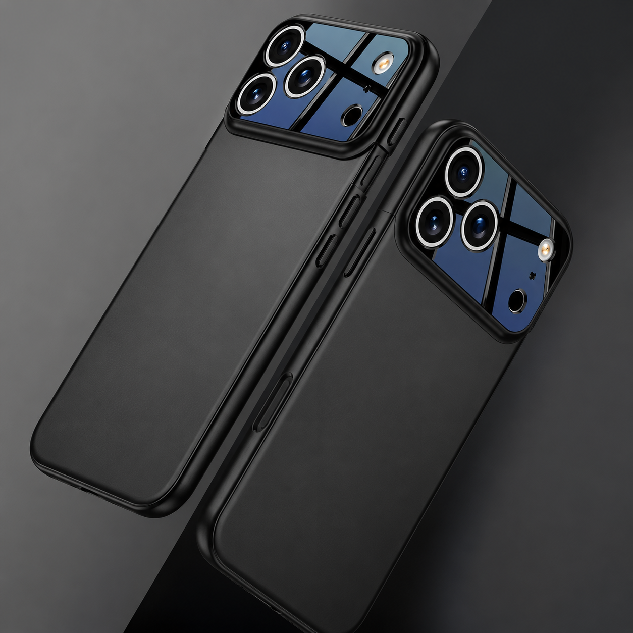 Premium iPhone Case Two Tone Spliced Slim Hard Shell Protective Cover Camera Lens Protection Anti Fingerprint Anti Scratch Non Slip Full Coverage 2. Product Description