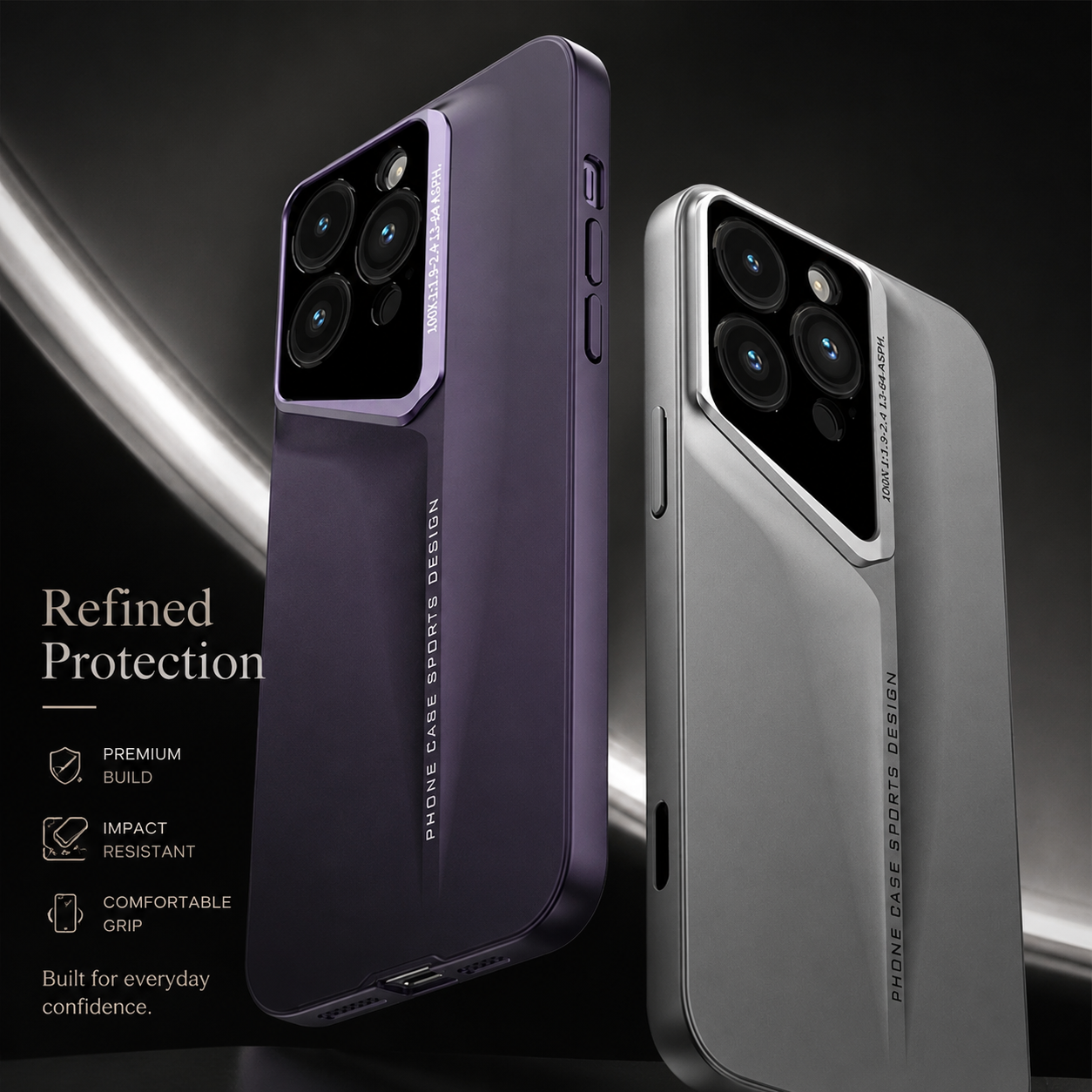 Premium iPhone Case Ultra Slim Matte Hard PC Protective Cover Shockproof Frosted Camera Lens Protection Anti Fingerprint Anti Scratch Non Slip Full Coverage