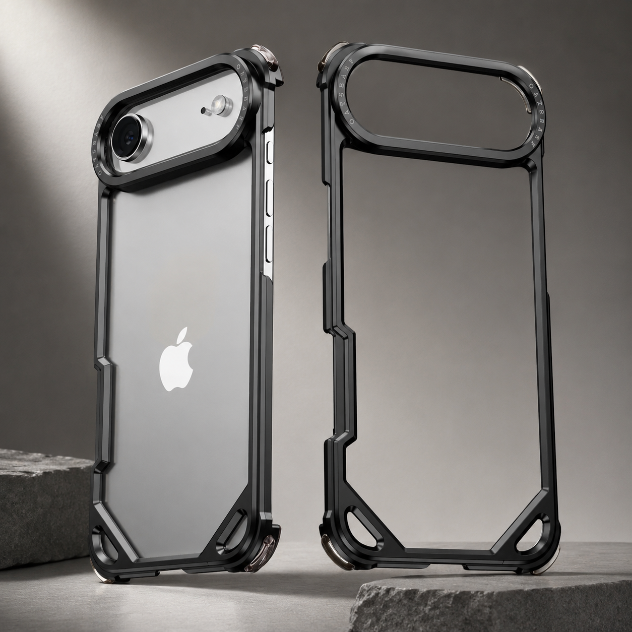 Premium iPhone Case Ultra Thin Aluminum Alloy Protective Cover Wireless Charging Compatible Shockproof Anti Scratch Slim Metal Full Coverage