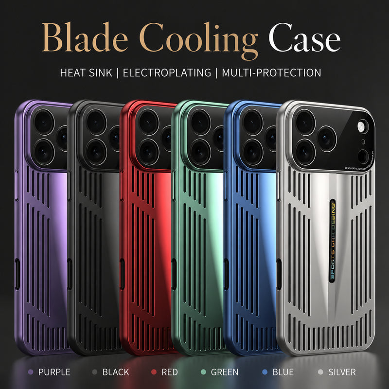 Premium iPhone Case Ultra Thin Heat Dissipation Cooling Protective Cover Shockproof Anti Scratch Camera Lens Protection Slim Transparent Design