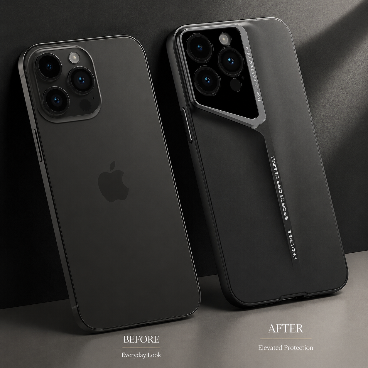 Premium iPhone Case Ultra Thin Titanium Style Protective Cover Shockproof Camera Protection Wireless Charging Matte Non Slip Full Coverage