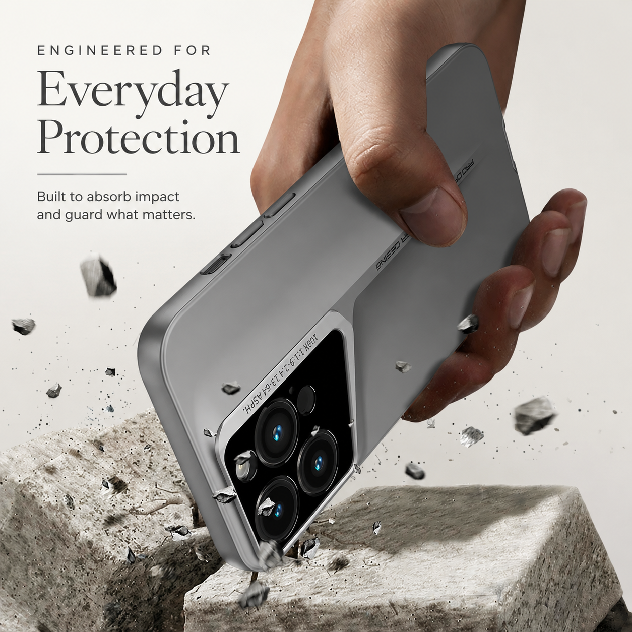 Premium iPhone Case Ultra Thin Titanium Style Protective Cover Shockproof Camera Protection Wireless Charging Matte Non Slip Full Coverage