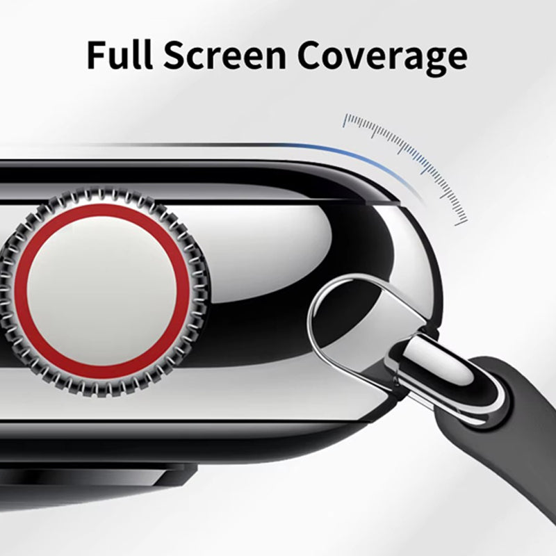 Premium 2-Pack Apple Watch Screen Protector – HD Full Adhesive Soft Film, Easy Install, Scratch-Resistant Display Guard for 40mm to 45mm Smartwatch