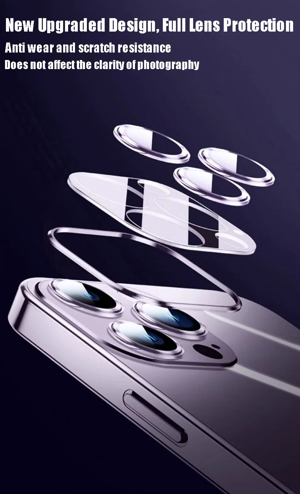 Luxury Plating Transparent Silicone Case – High Quality, Shockproof, Ultra Slim, HD Lens Protection, Durable Soft Cover,