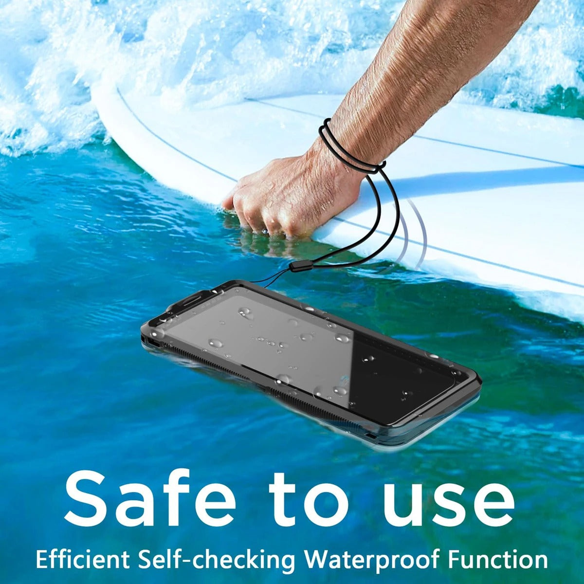 Premium IP68 Waterproof iPhone Case – Full Body Shockproof Protective Cover with Vacuum Seal System, Underwater Protection and Touchscreen Access