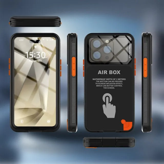 Rugged Waterproof iPhone Case – IP68 Full Body Shockproof Cover with Dustproof Sealing and Underwater Protection for Outdoor Adventure
