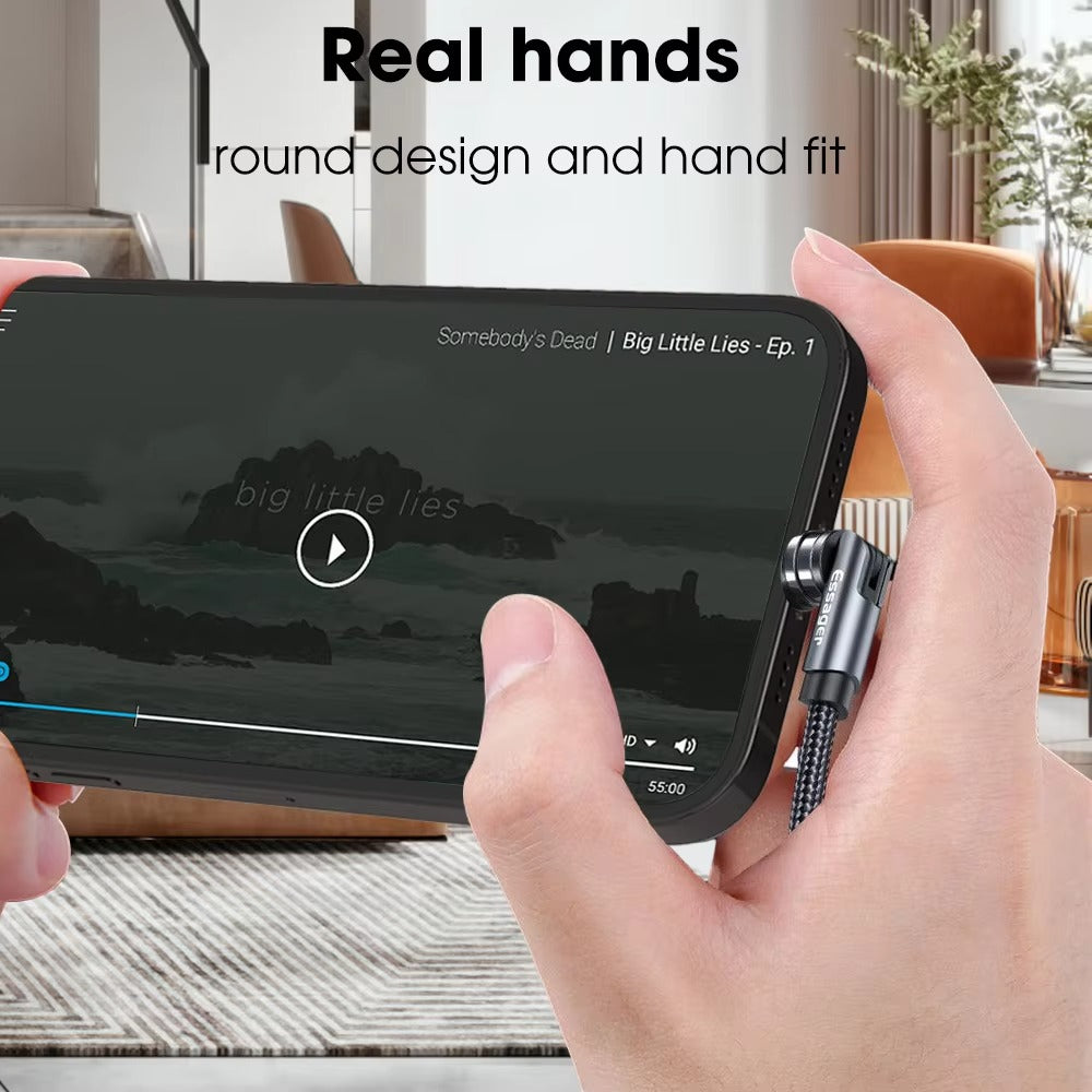 Premium 540° Rotating Magnetic Charging Cable – 3A Fast Charge USB Type C Data Sync Cord with LED, 1M/2M Length, Universal Compatibility