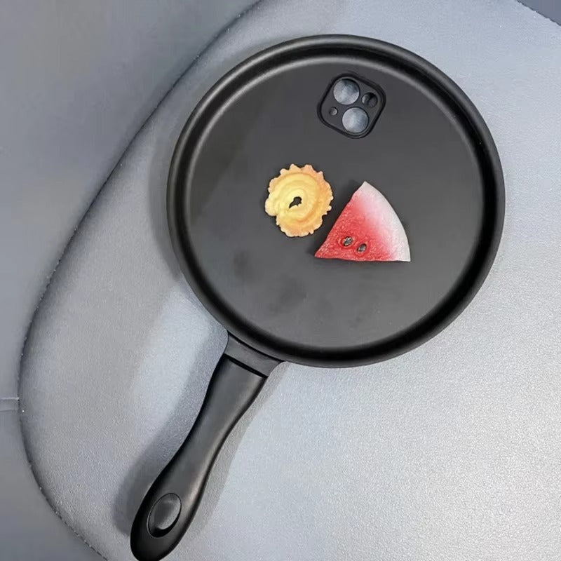 Premium Apple iPhone Case, MagSafe Compatible, Camera Lens and Screen Protection, Ultra Thin, Shockproof, Magnetic, Full All Around Protection, 3D Cartoon Pan Egg Cover