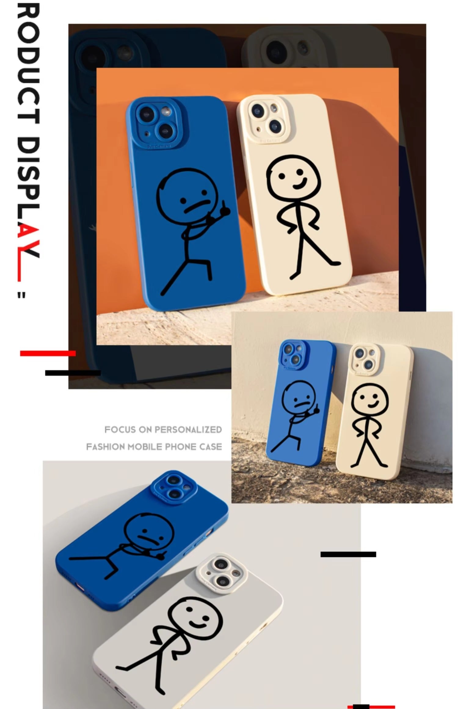 Premium Apple iPhone Case, MagSafe Compatible, Camera Lens and Screen Protection, Ultra Thin, Shockproof, Magnetic, Full All Around Protection, Cartoon Matchman Cover