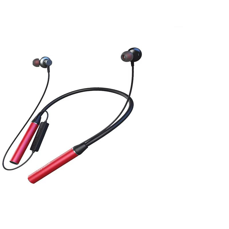 High Quality Wireless Neckband Earphones for iPhone – Bluetooth Sport Headset with Mic,180-Hour Battery, TF Card Support