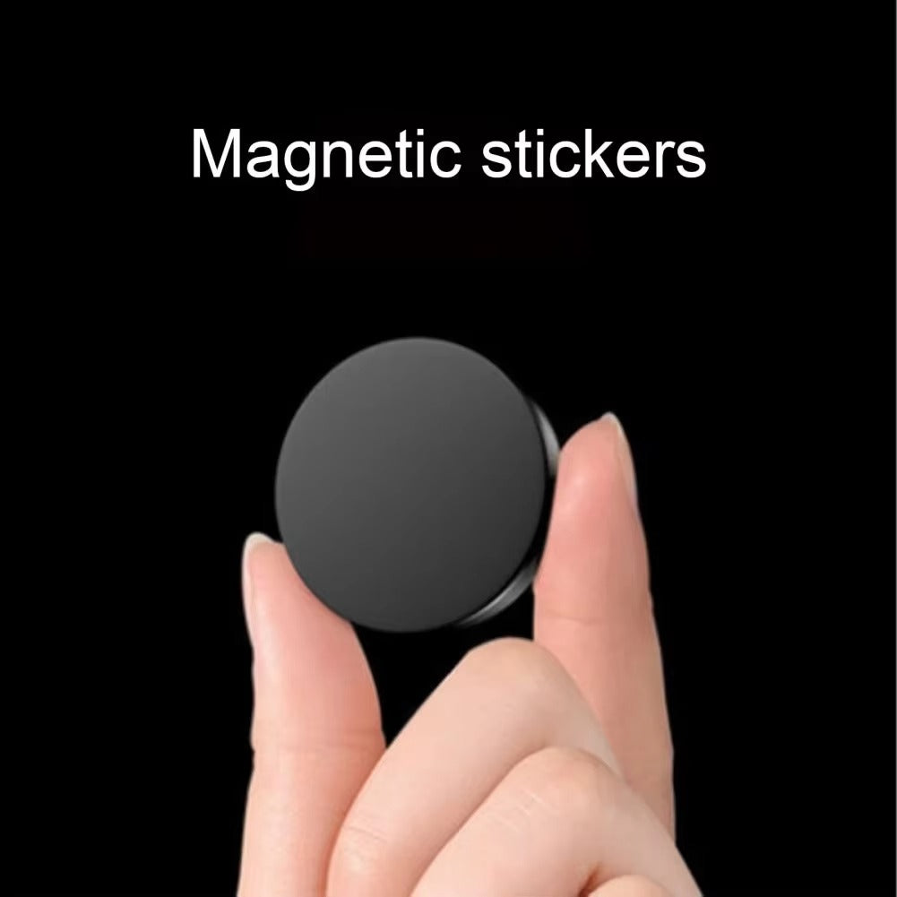 Premium, Magnetic Car Phone Holder – Mounted Stand with Strong Magnet Sticker for Apple iPhone and Other Apple Devices