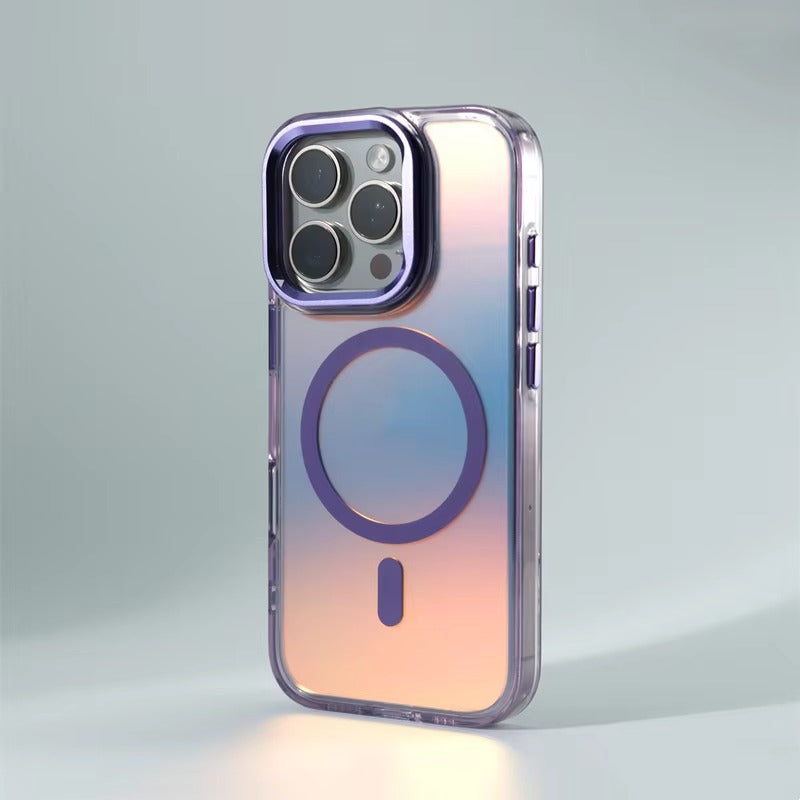Luxury Apple iPhone Case, Camera Lens & Screen Protection, Ultra Thin Shockproof Magnetic Full All Around Protection Cover