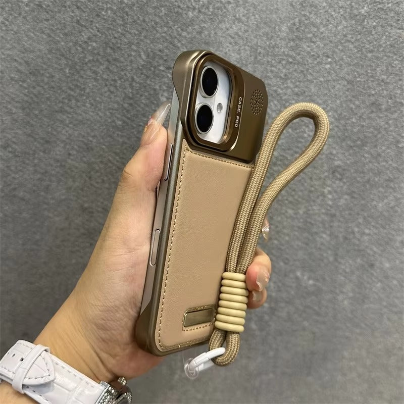 Luxury Apple iPhone Case, MagSafe Compatible, Camera Lens & Screen Protection, Ultra Thin, Shockproof, Magnetic Full All Around Cover – Clear Electroplated TPU Case with Football Design & Wrist Hand Chain