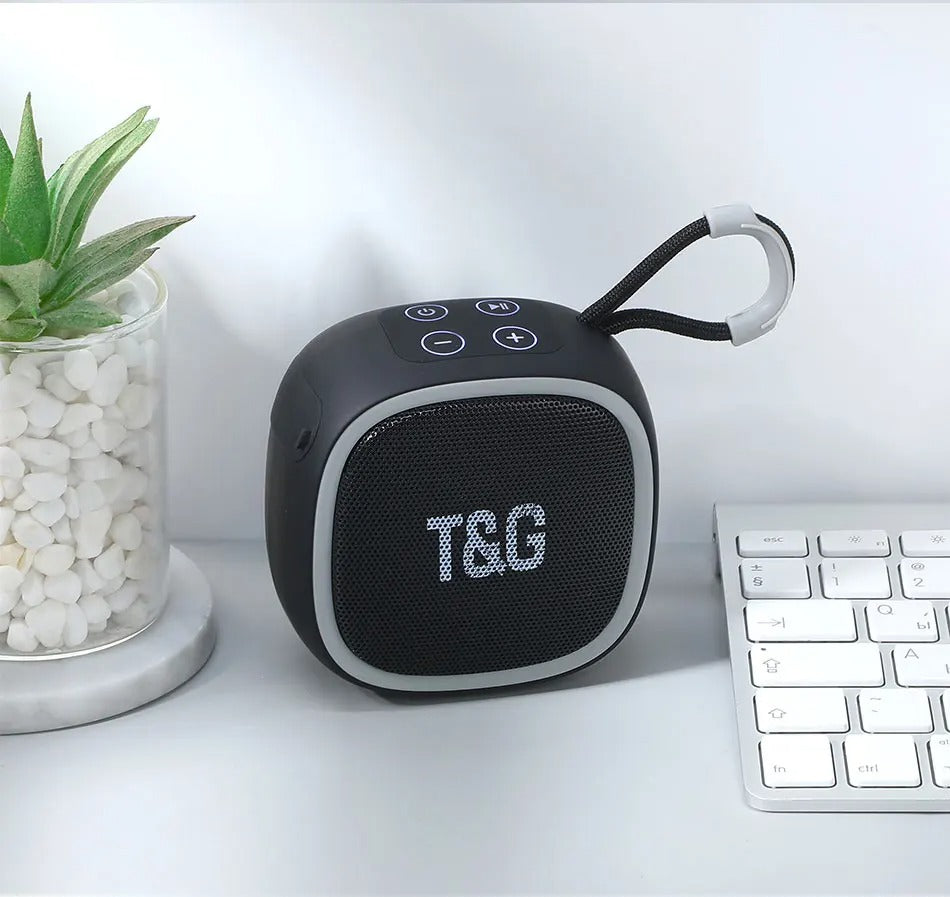 High Quality Mini Bluetooth Speaker for iPhone – Portable Wireless Outdoor Audio with Stereo Sound,TF Card & FM Radio Support