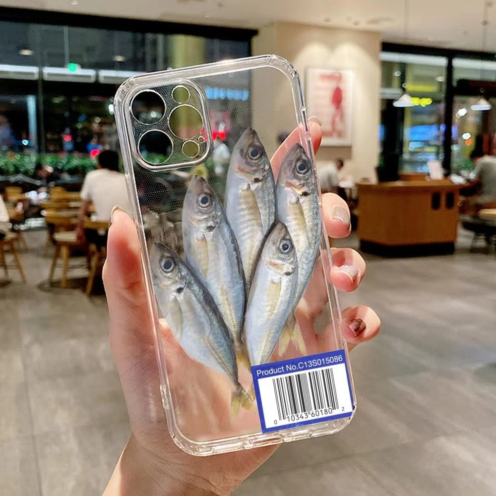 Premium Apple iPhone Case, MagSafe Compatible, Camera Lens and Screen Protection, Ultra Thin, Shockproof, Magnetic, Full All Around Protection, Funny Food Cartoon Cover