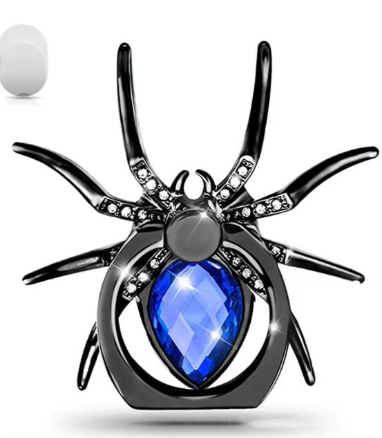 Luxury, Diamond Shiny Gems, Metal Phone Ring Holder – Rotatable, 360° Grip Stand Mount for Apple iPhone