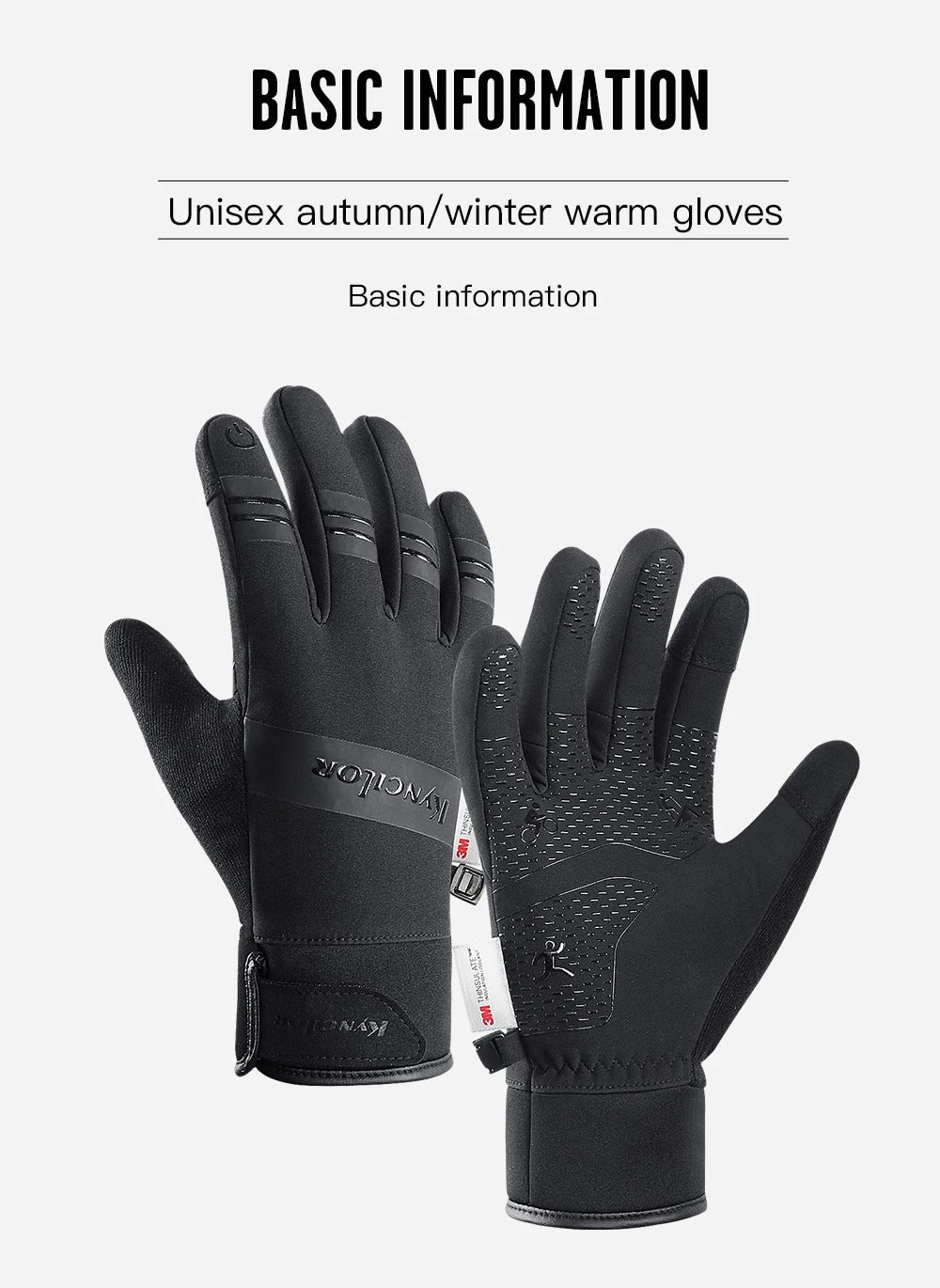 High Performance Winter Cycling Gloves – Waterproof Touchscreen Thermal Gloves, Windproof, Anti-Slip Grip, 3M Insulated, Unisex Sports Riding Gloves S-XL
