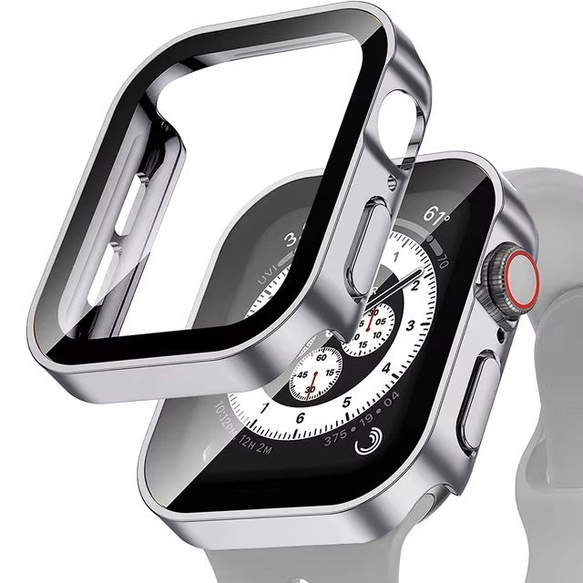High Quality Tempered Glass Case for Apple Watch – Full Coverage Display Protector Film for 40mm to 45mm Smartwatches