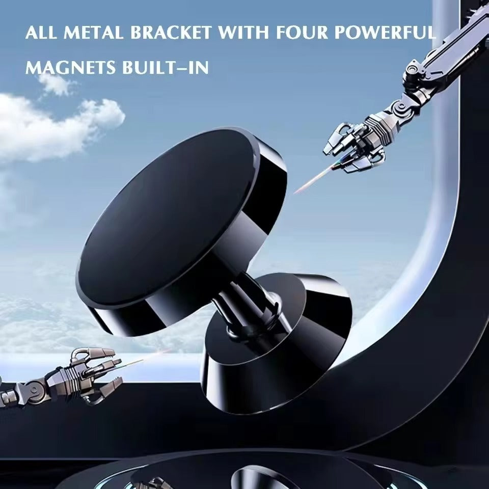 Premium, Magnetic Car Phone Holder – Strong Magnet Mount, Dashboard or Vent Stand, GPS Support for Apple iPhone