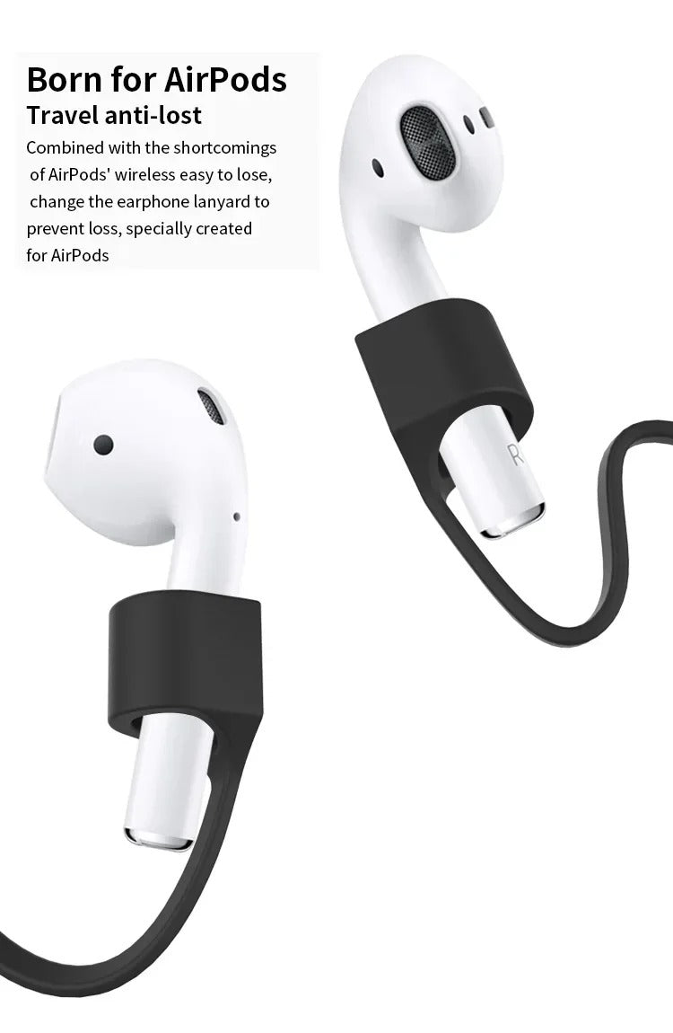 High Quality Magnetic Anti-Lost AirPods Strap – Silicone Neckband Cord for AirPods Pro 3 2 1, Wireless Earbuds Holder with Secure Fit, Lightweight & Durable