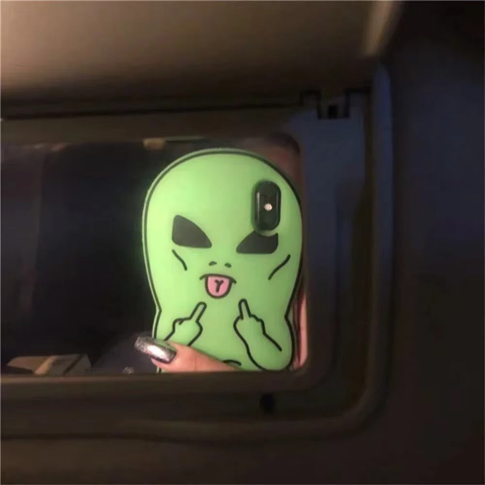 Premium Apple iPhone Case, MagSafe Compatible, Camera Lens and Screen Protection, Ultra Thin, Shockproof, Magnetic, Full All Around Protection, Alien Finger Soft Cover