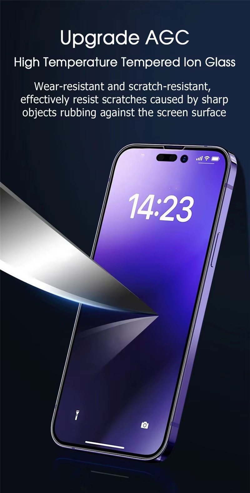 Premium Matte Privacy Screen Protector for iPhone – Anti-Spy Tempered Glass with Oleophobic Coating, Anti-Glare Protection and Easy Installation Frame