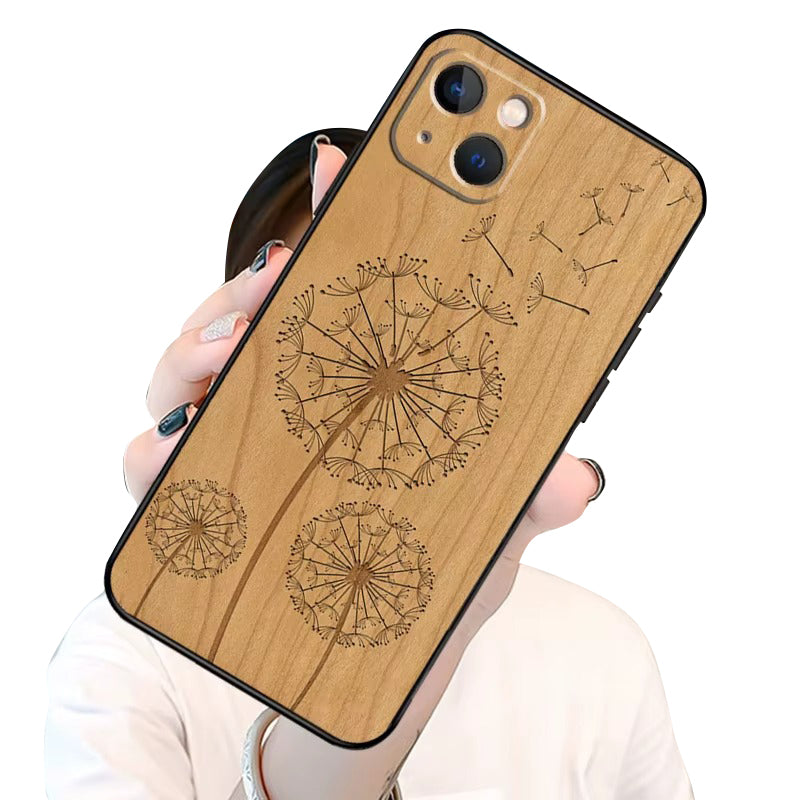 Premium Apple iPhone Case, MagSafe Compatible, Camera Lens and Screen Protection, Ultra Thin, Shockproof, Magnetic, Full All Around Protection, Bamboo Animal Print Cover