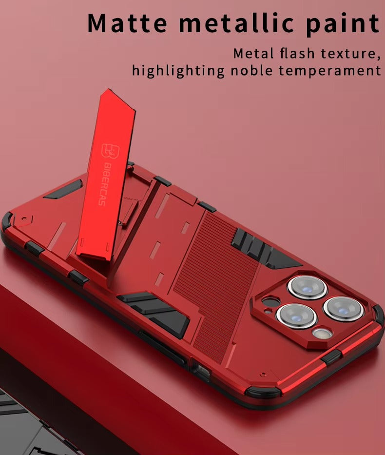 Robust Apple iPhone Case, MagSafe Compatible, Camera Lens and Screen Protection, Ultra Thin, Shockproof, Magnetic, Full All Around Protection, Armor Kickstand Cover