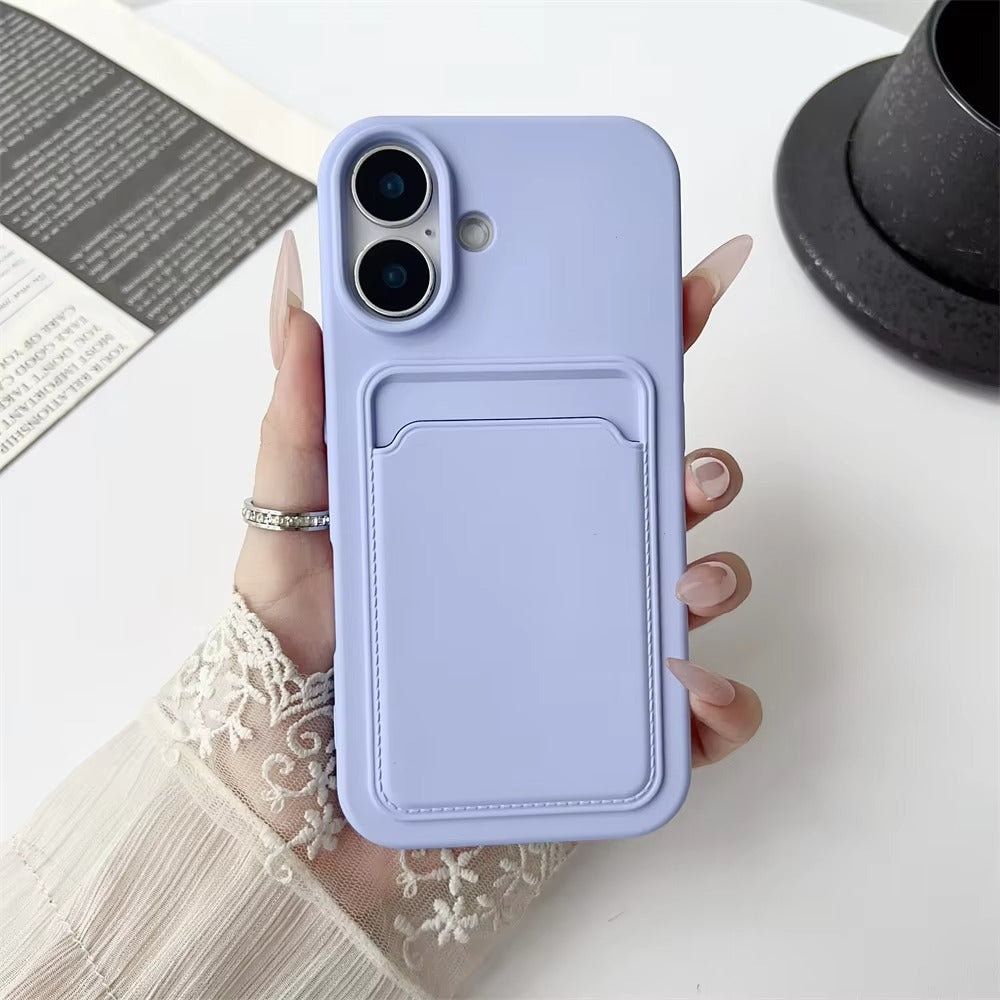 Premium Apple iPhone Case, MagSafe Compatible, Camera Lens and Screen Protection, Ultra Thin, Shockproof, Magnetic, Full All Around Protection, Frosted Card Pocket Cover