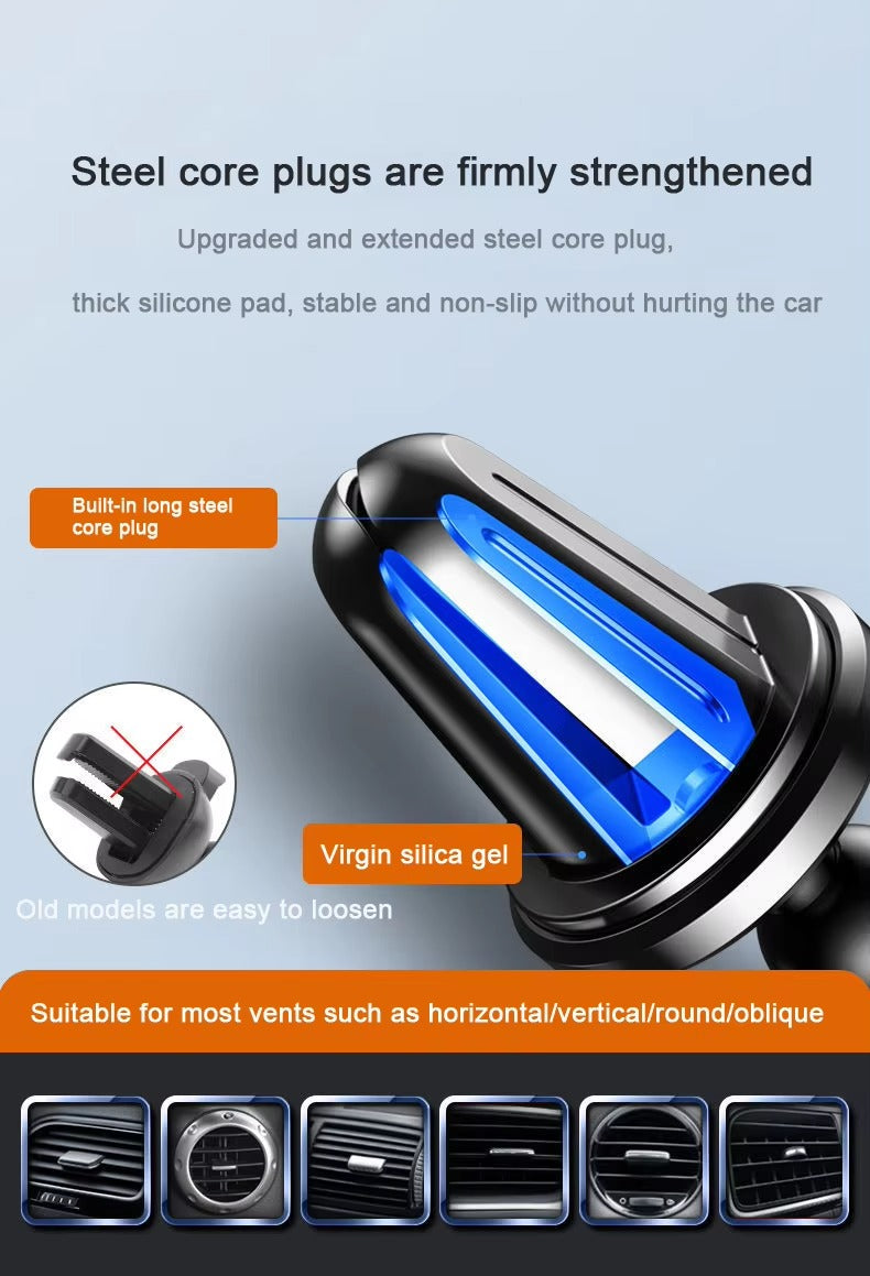 Premium Suction Cup Car Phone Holder for iPhone – Windshield & Dashboard Mount, Mobile Stand for Apple Devices