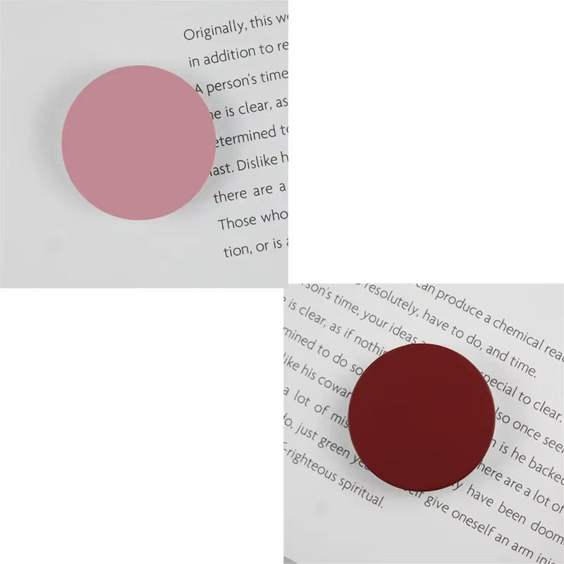 High Quality Foldable Finger Ring Phone Holder – 1/2/4Pcs Round Solid Color Grip Tok Stand, Anti-Slip Expandable Socket Mount for Smartphones & Tablets