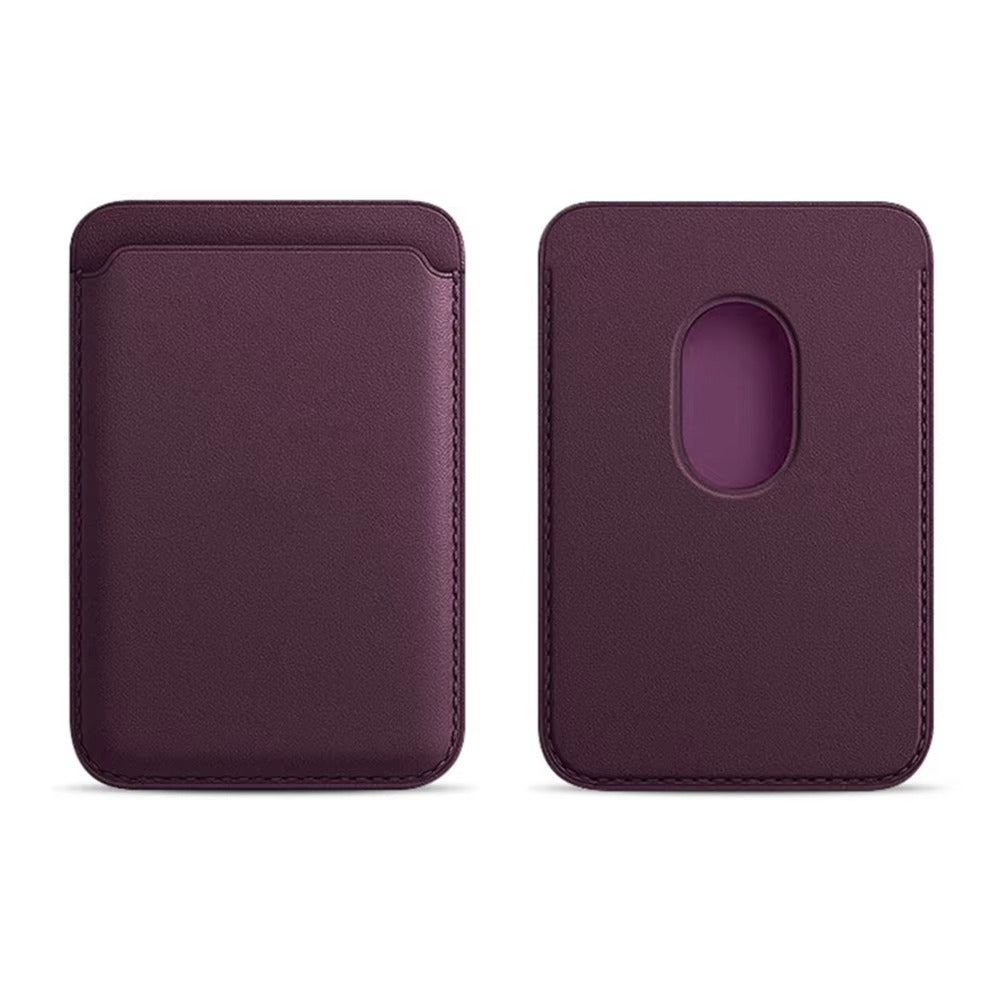 Premium Magnetic Leather Wallet for MagSafe – Slim Card Holder Case with RFID Block, Strong Magnet, Anti-Scratch, Non-Slip, Compatible with iPhone & Samsung
