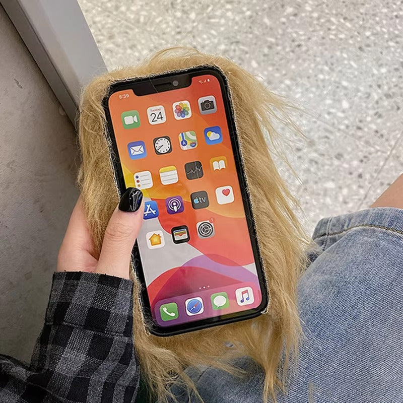 High Quality Apple iPhone Case, MagSafe Compatible, Camera Lens and Screen Protection, Ultra Thin, Shockproof, Magnetic, Full All Around Protection, Plush Doll Silicone Cover